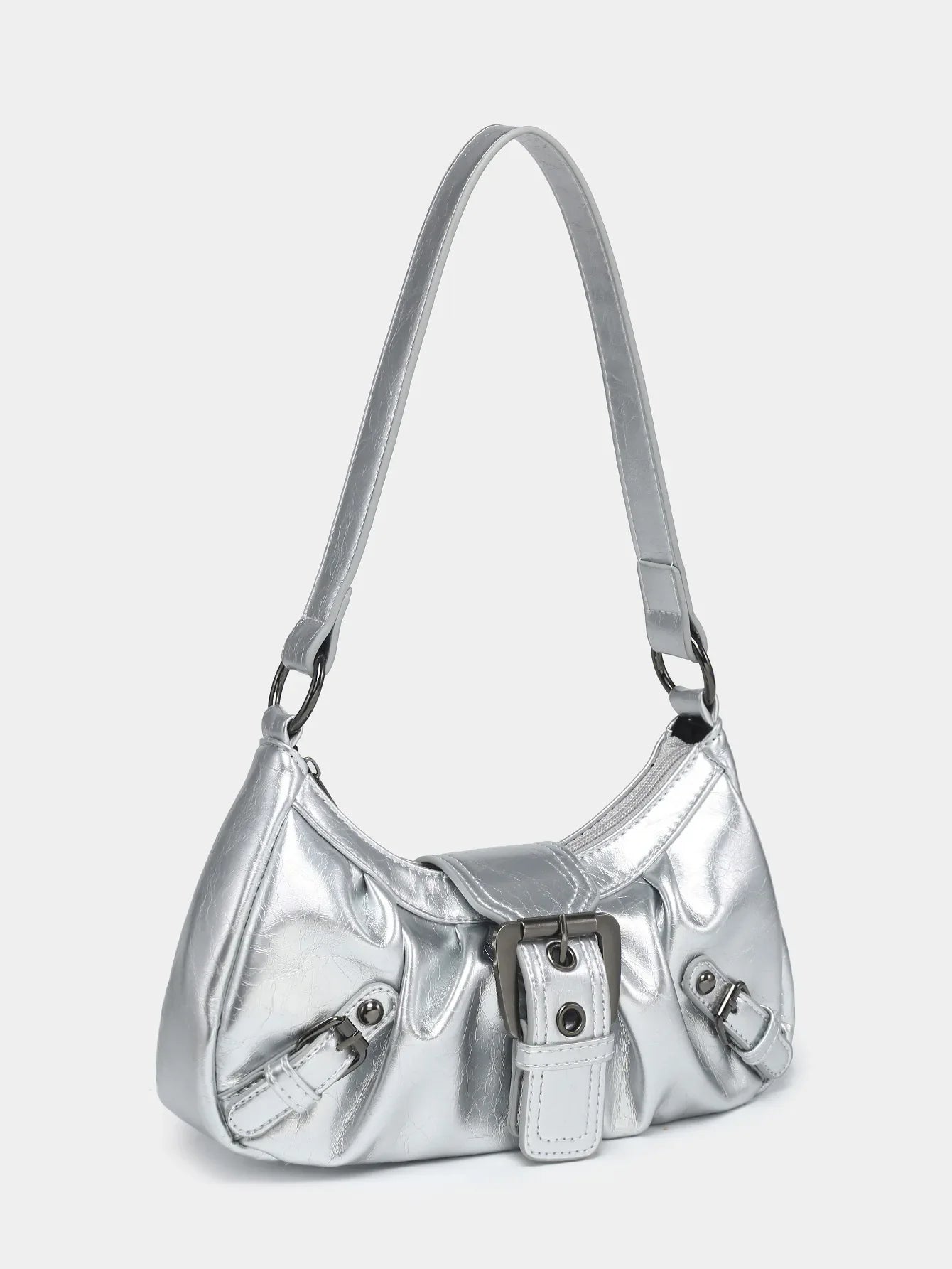 Hot Selling Maillard-Style Retro Small Bag Spicy Girl Y2K Wasteland-style Vintage Leather Shoulder Armpit Bag 2025