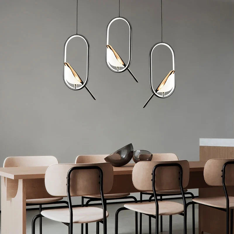 Bird LED Cord Pendant Lamps Indoors Hanging Light