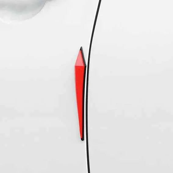 4pcs Car Antis-scratch Protective Sticker Body Bumper Anti-collision Protection  Door Rearview Mirror Edge Guard Rubber Strip