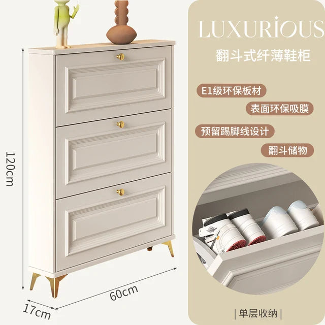 Entryway Vertical Shoe Rack Nordic Multilayer Design Ultra Thin Balcony Shoe Rack Shelf Narrow Meuble A Chaussure Hall Furniture