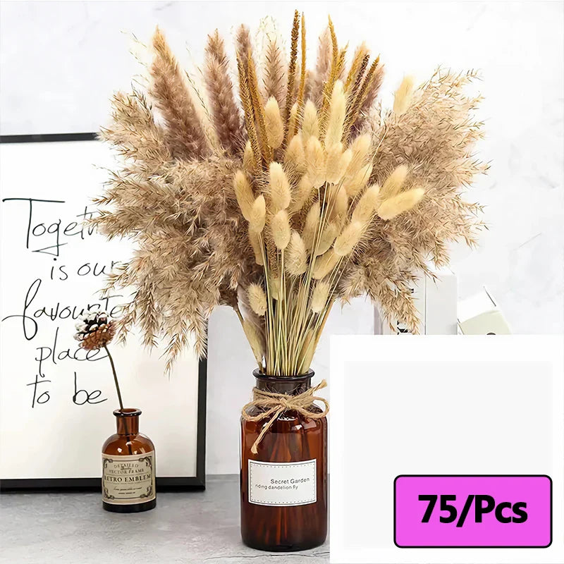 300pcs Rabbit Tail Grass Flower Bouquet