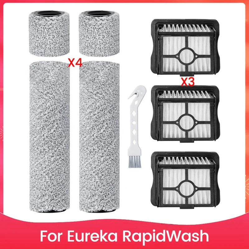 ABNO-For Eureka Rapidwash New630 Robot Vacuum Main Roller Brush Hepa Filter Replacement Parts Accessories
