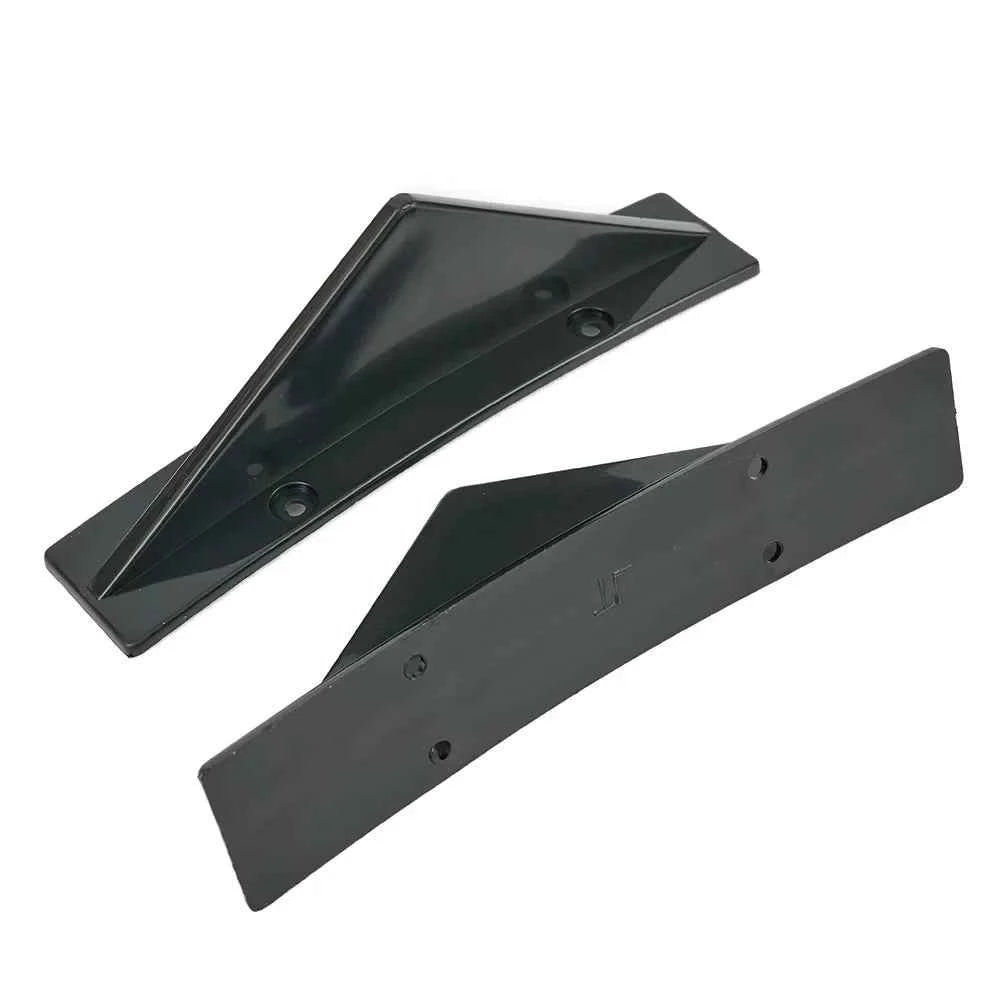 4pcs Car Rear Bumper Lip Diffuser Splitter Spoiler Scratch Protector Fin Trim Caps Universal Exterior Accessory For 300