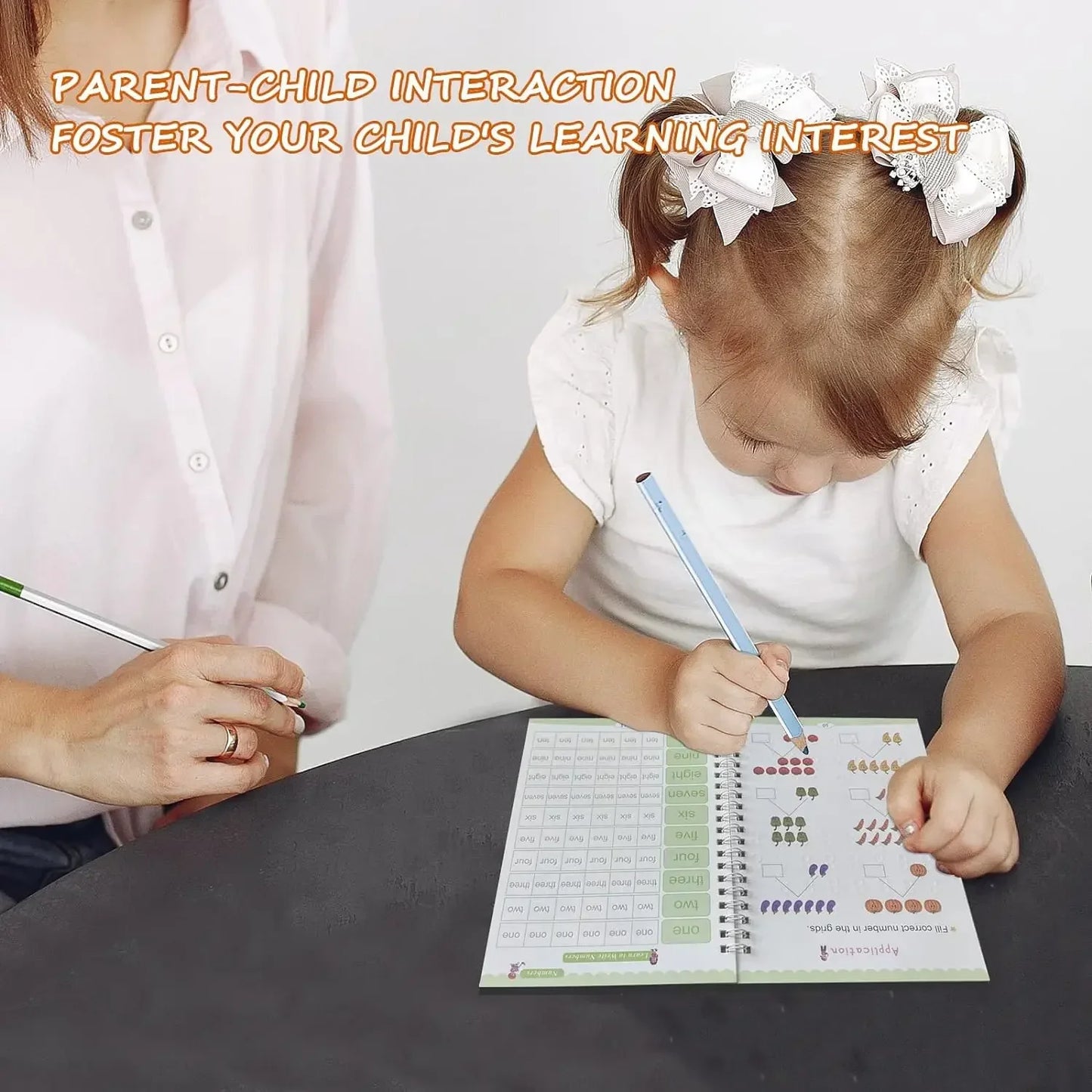 4 Books SANK Copybooks Pen Magic Copy Book Free Wiping Kids Writing Sticker Practice Copybook for Calligraphy