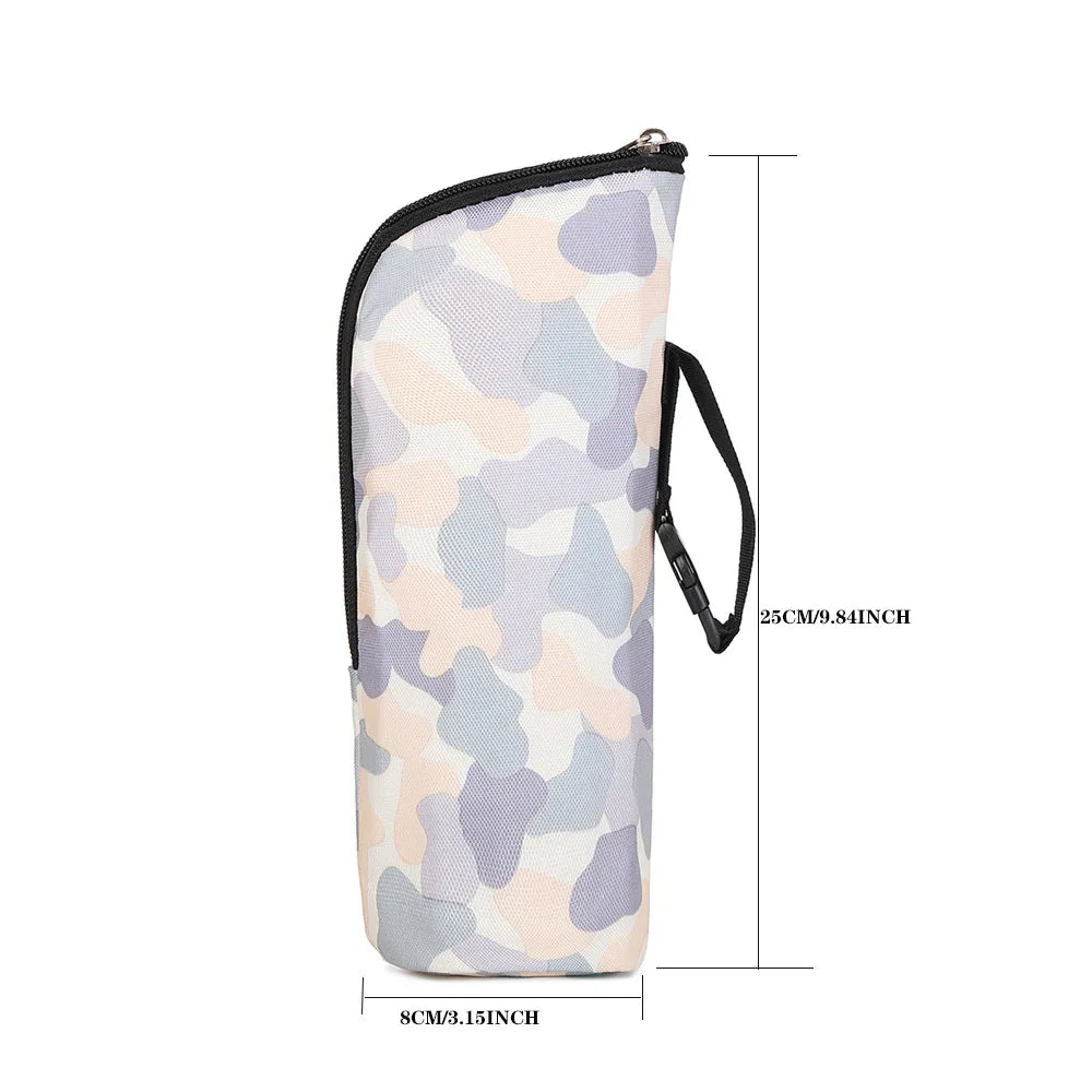 Youngister Baby Bottle Insulation Bag – Minimalist Solid Color Milk Warmer