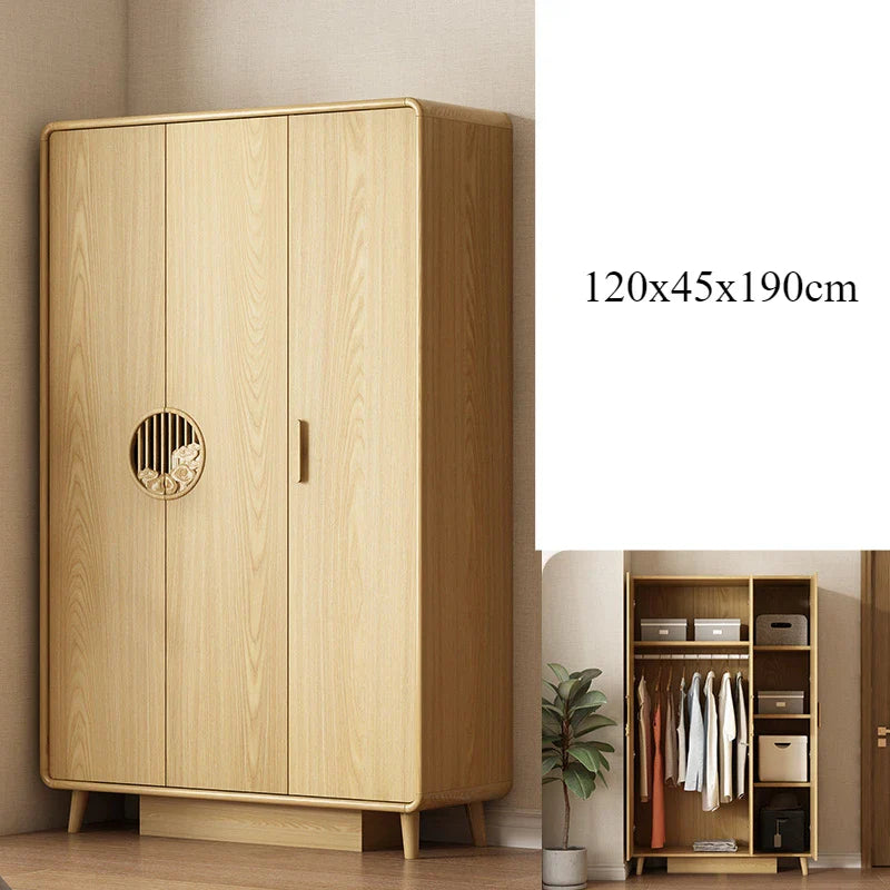 Bedroom Assembly Cupboard Wardrobe Closet Modern Chinese Storage Wardrobe Wooden Locker Room Mueble Organizador Furniture Home