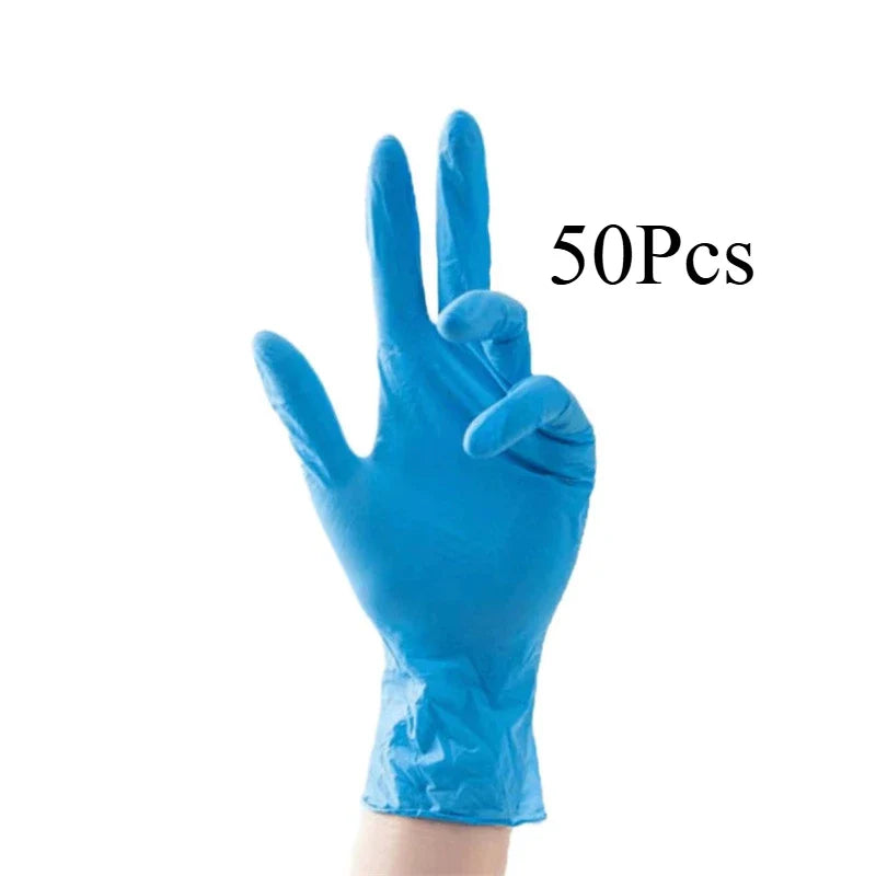 Black Disposable Nitrile Gloves, Household Cleaning Disposable Nitrile Gloves, Hairdressing and Nail Art Tools