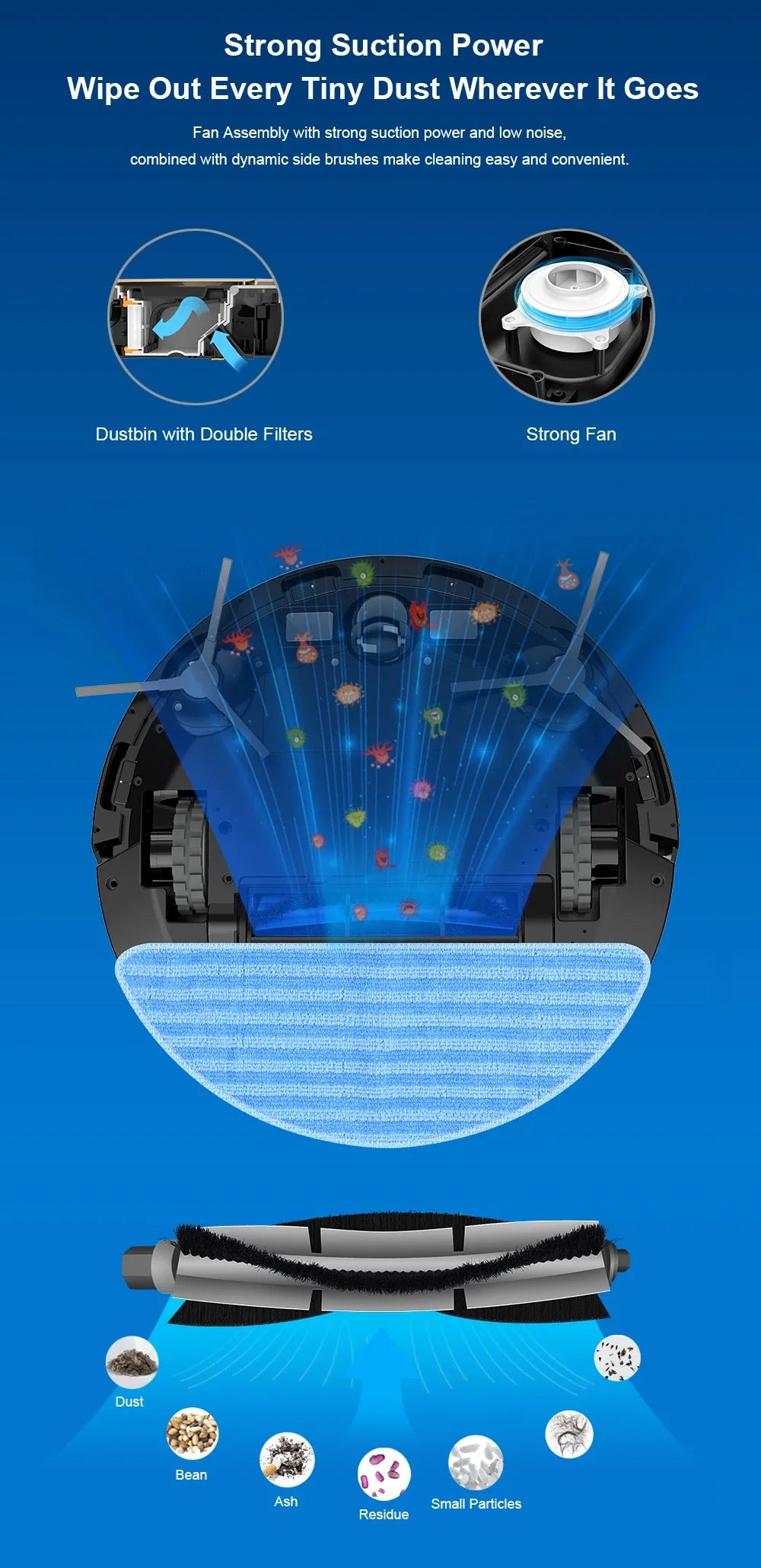 Liectroux / LILIN X6 LDS Robot Vacuum Cleaner,Laser Lidar Navigation,Wet Dry Mopping,6500Pa Suction,Multi-Floor Map,Carpet Boost