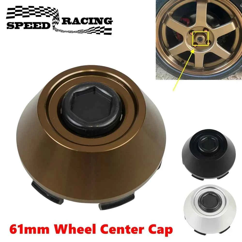 61mm Wheel Center Cap Car Racing B-Type Wheel Hub Center Caps for CE28(14") SE37 RAYS TE37 Sport Rim