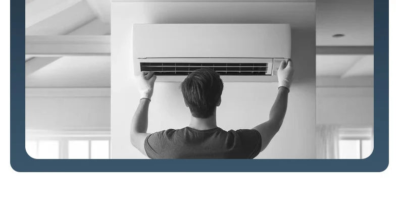 Kitchen Air Conditioning Refrigeration Wall-Mounted Fan Large Wind Rechargeable Fan Household Stand Remote Control Portable Fan