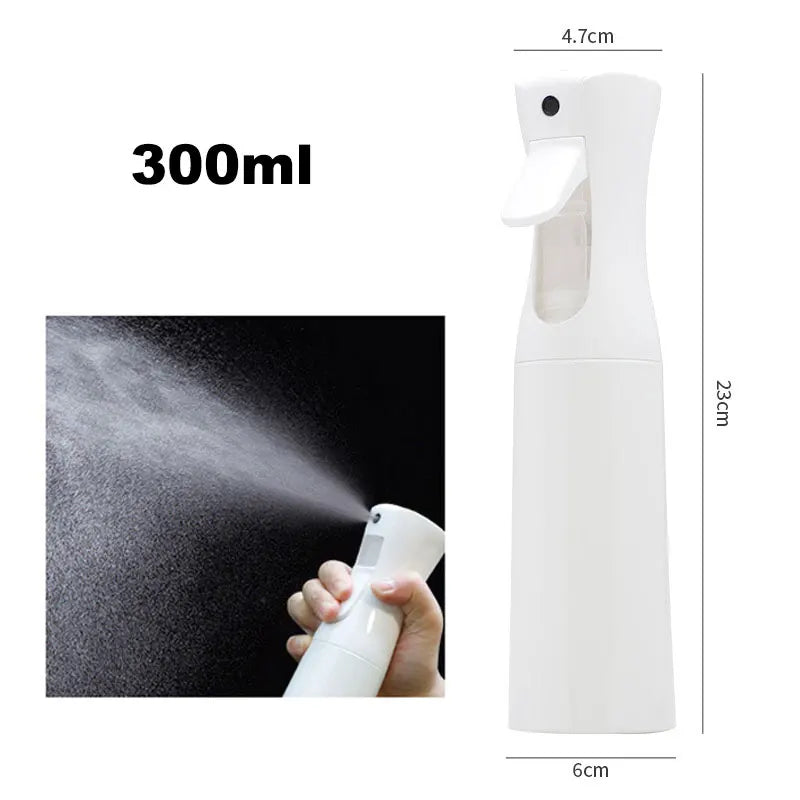 200ml/300ml/500ml High Pressure Continuous Spray Bottle Hair Care Makeup Water Replenishing Spray Bottle Press Mist Spray Bottle