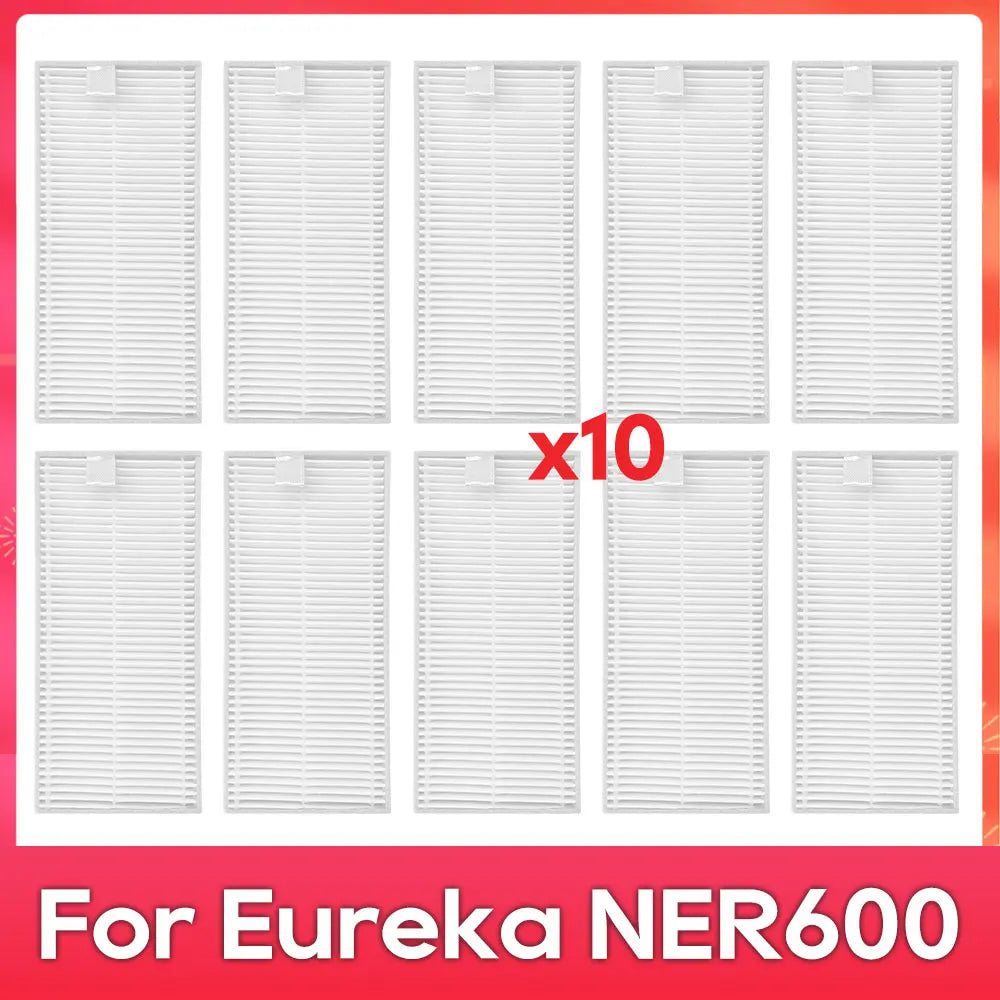 Fit For ( Eureka NER600 ) Roller Main Side Brush Hepa Filter Mop Rag Robot Vacuum Cleaner Spare Part Accessory Replacement Kit