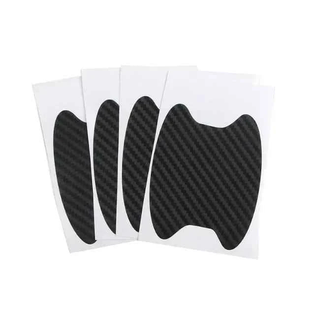 4PCS Car Door Handle Protective Film Carbon Fiber Stickers Scratch Resistant Covers Exterior Car Stickers for Cars Accessories