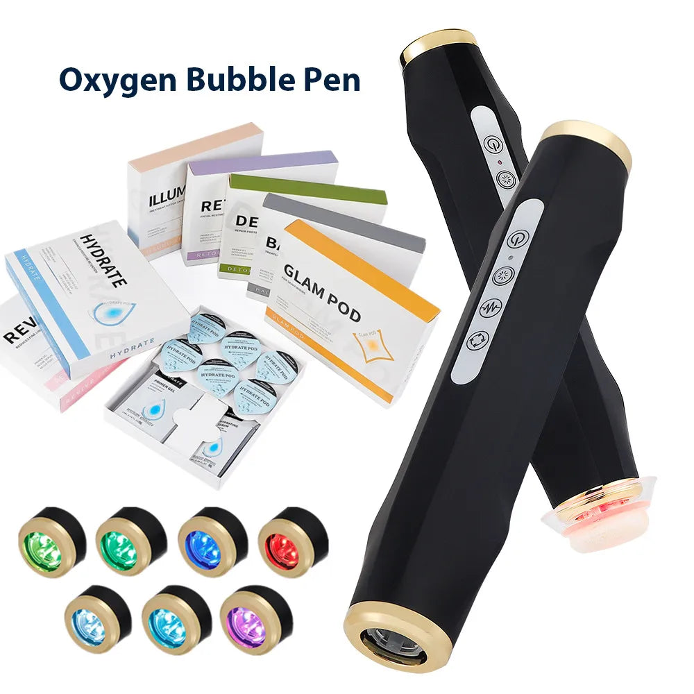 Glam Pod For Aqua Facial Machine CO2 Pods For Bubble Facial Beauty Machine Revive Pods co2 Capsule Gels Facial SPA Skin Clean