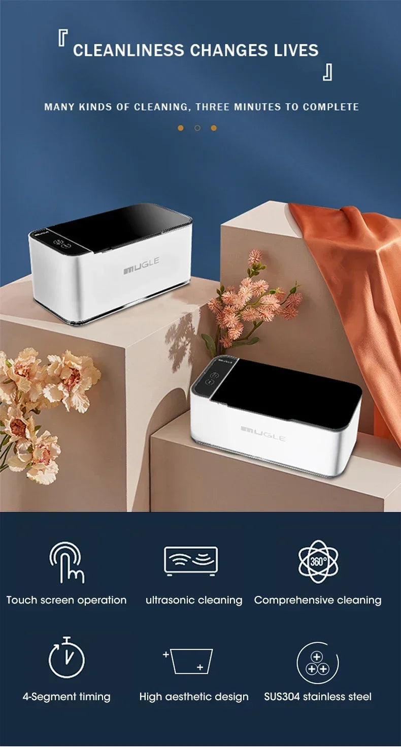 50W Ultrasonic Cleaner Ultrasonic Glasses Jewelry Cleaner 500ML Ultrasonic Cleaning Machine Ultrasound Washing Bath For Glasses