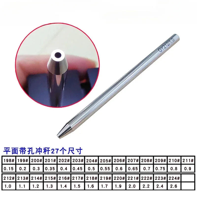 Watch repair tools 130 precision punch table set, punch machine balance wheel pendulum shaft disassembly tool