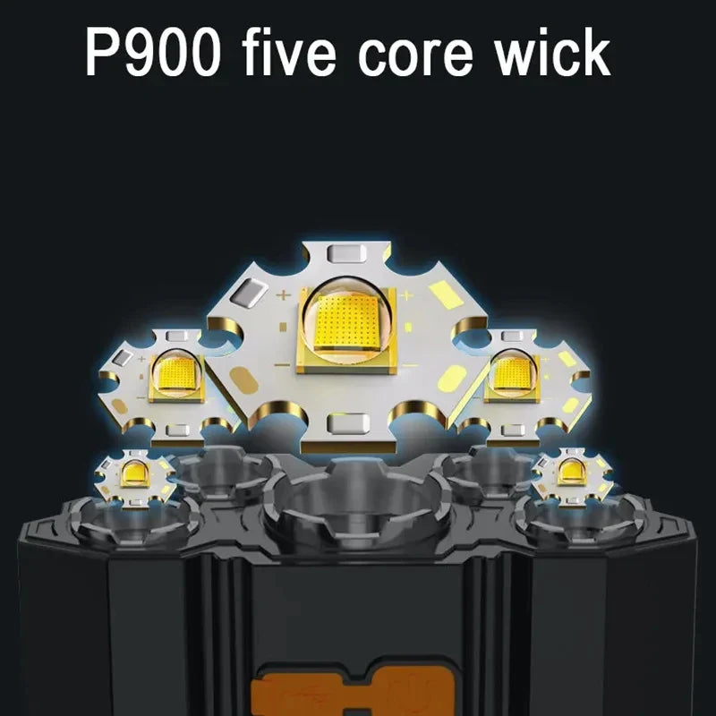 5 LED Headlamp Rechargeable