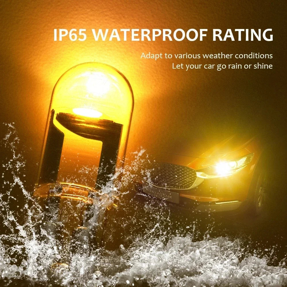 Newest W5W Led T10 Car Light COB LED Glass 6000K