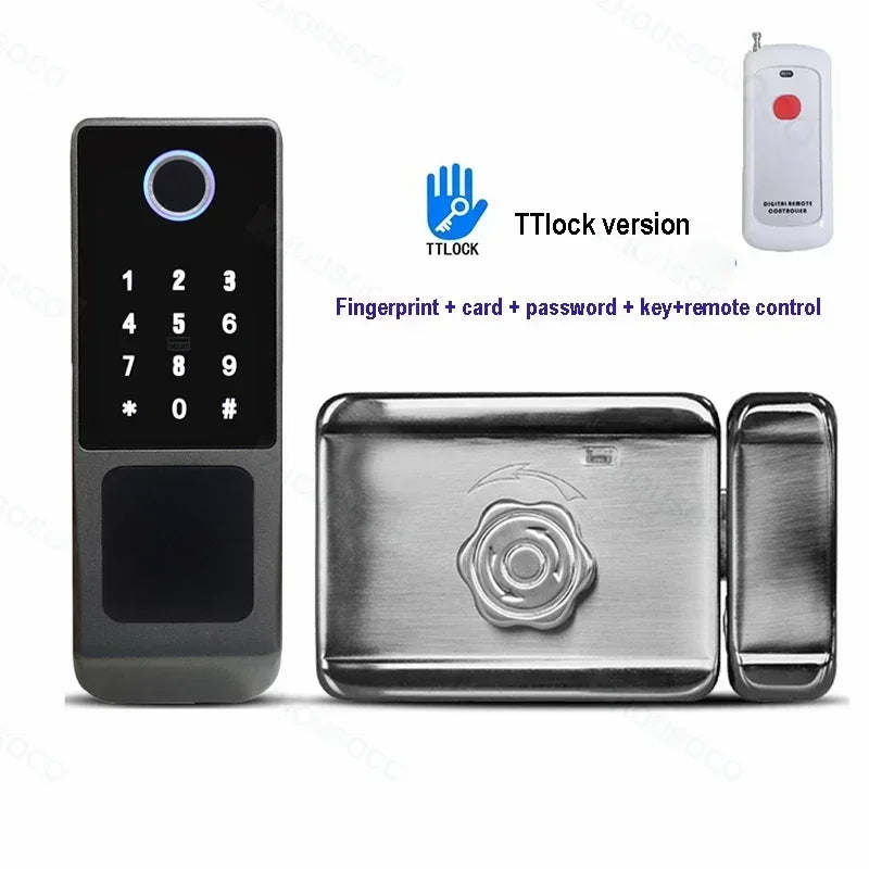 Wifi Fingerprint Smart Door Lock Outdoor