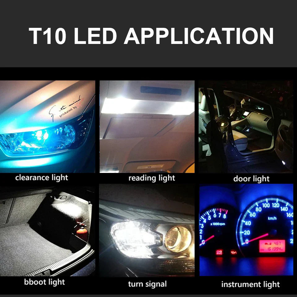2X Newest w5w led t 10 car light