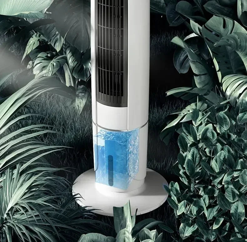 Changhong Small Vertical Movable Tower Cooling Fan with Household Humidification Function  ventilateur portable