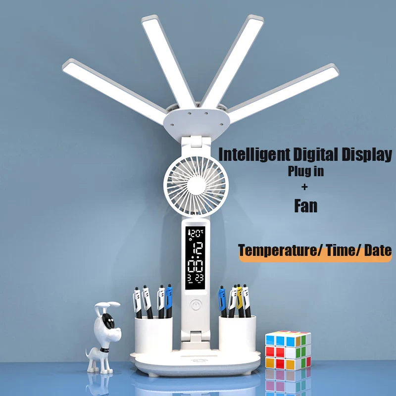 3in1 Multifunction Table Lamp LED Four-headed Folding