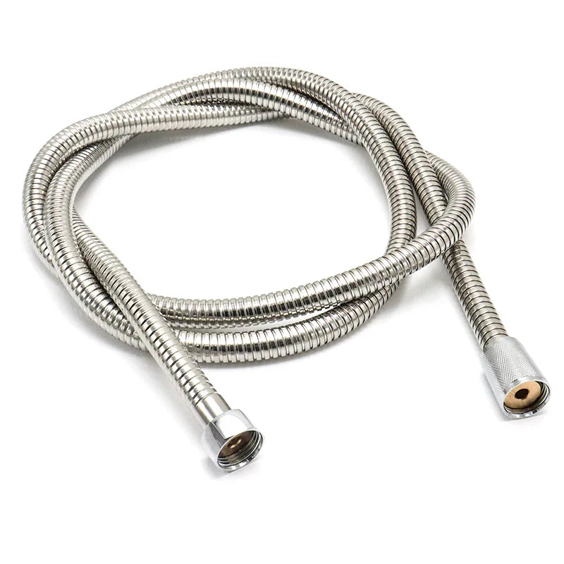 2/2.5/3M 304 Stainless Steel Encrypted Shower Hose Matte Black Flexible Shower Tube Bathroom Chrome Plated Brushed Nickel Pipe