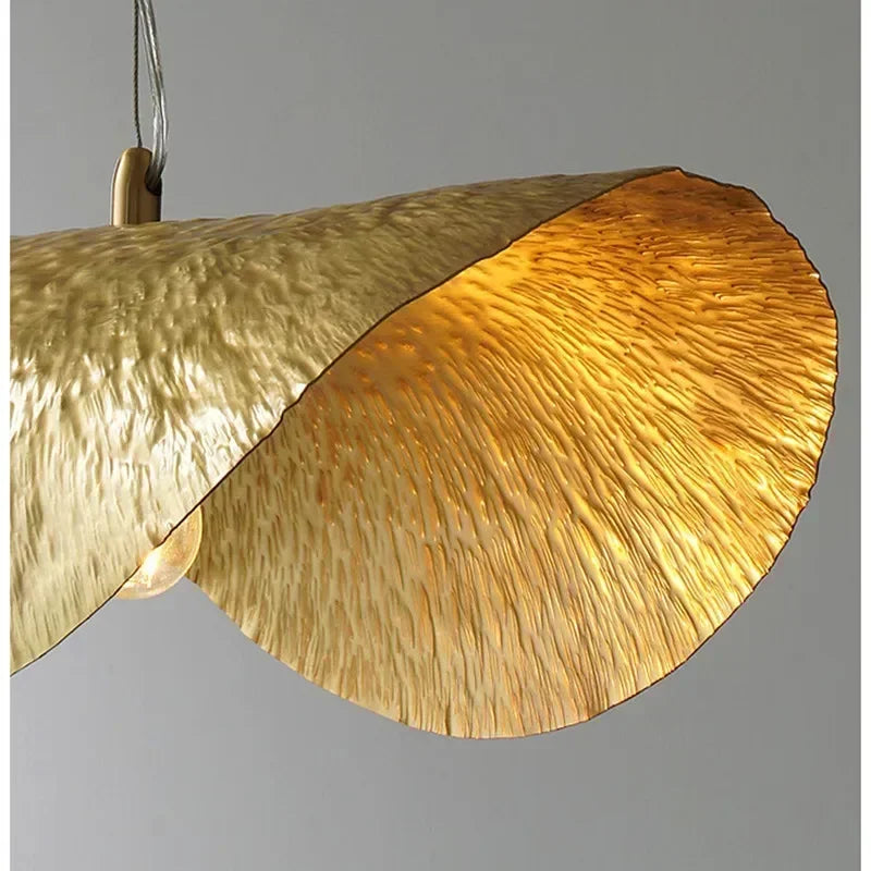 Lotus Leaf Chandelier Kitchen Retro Creative Light