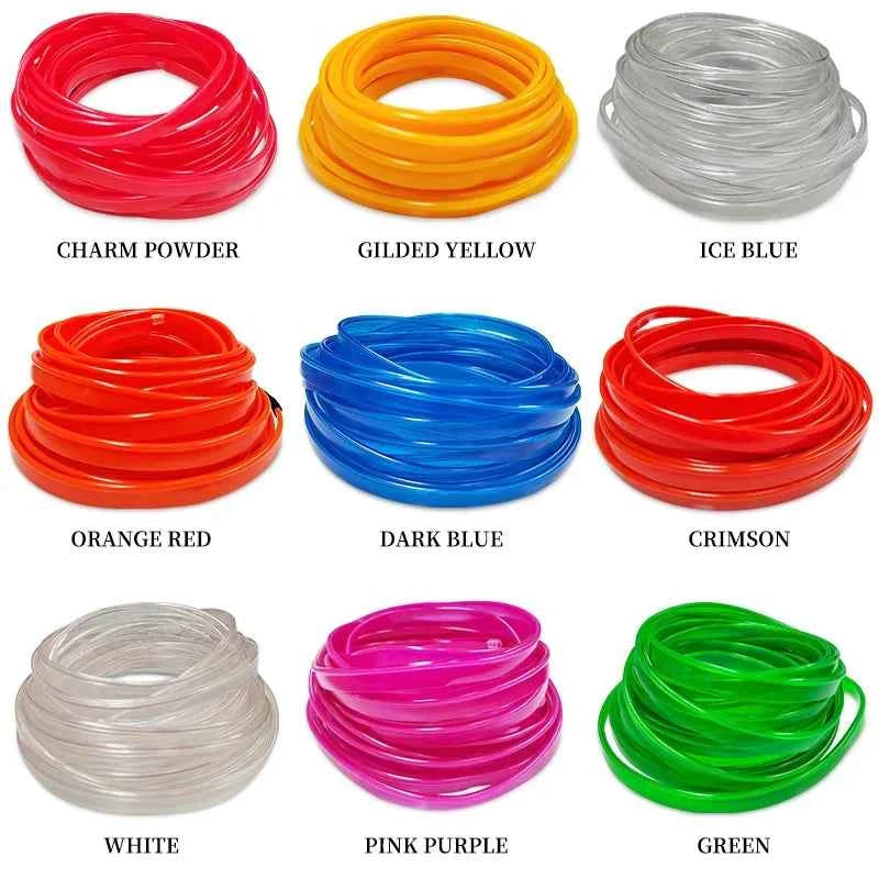 1M/3M/5M Car Interior Led Decorative Lamp EL Wiring Neon Strip For Auto DIY Flexible Ambient Light USB Party Atmosphere Diode