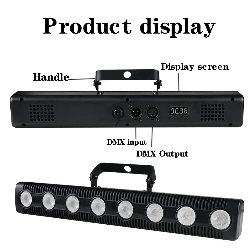 8 LED RGBW 4IN1 DMX Wall Wash Lamp DJ Disco Party Light