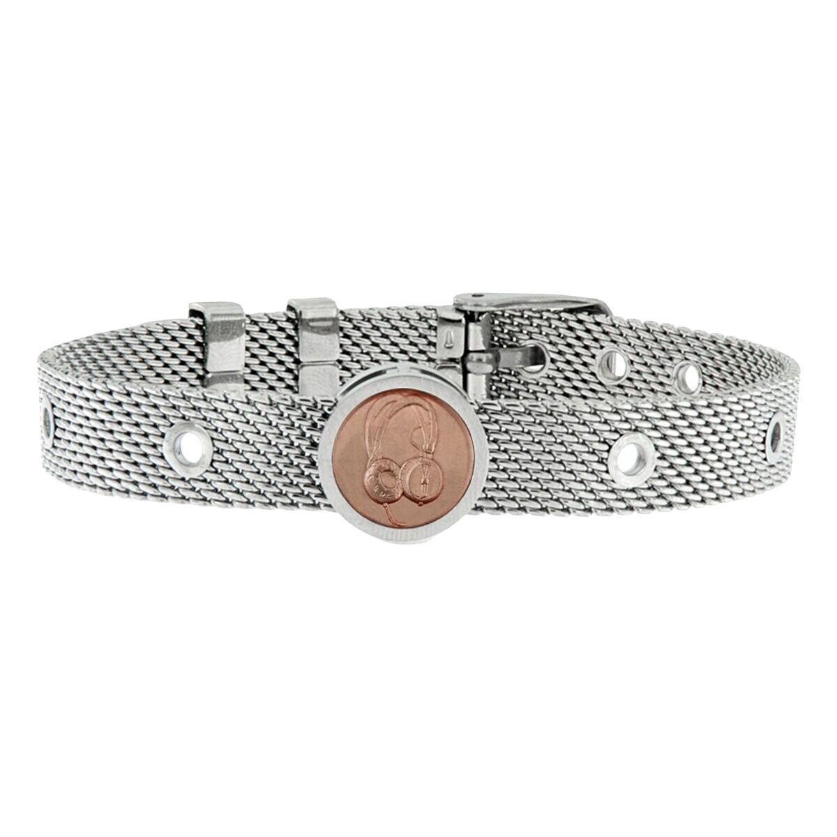 Unisex Bracelet Deejay Talent Jewels TJA-4-05-02-1-235 Silver