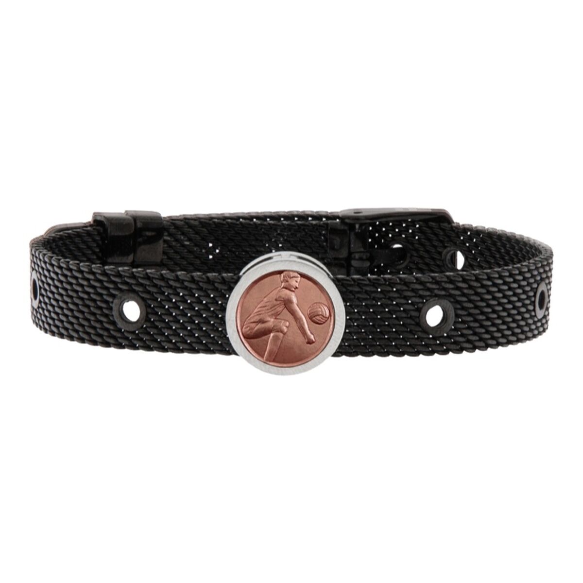 Unisex Bracelet VolleyBall Player Talent Jewels TJA-1-12-02-2-235 Black