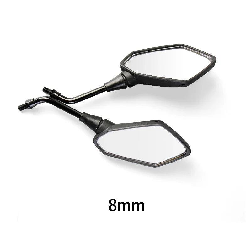 2Pcs/Pair Universal 8mm 10mm Motorcycle Mirror