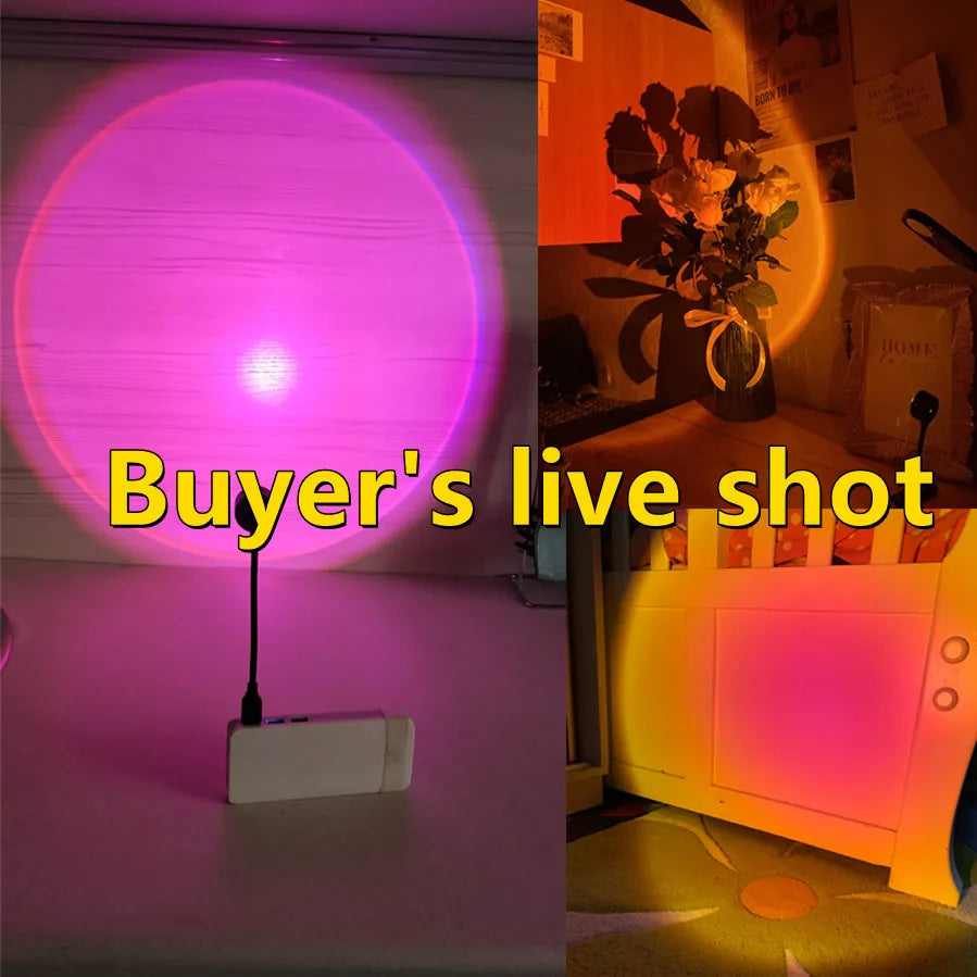 USB Sunset Lamp Projector