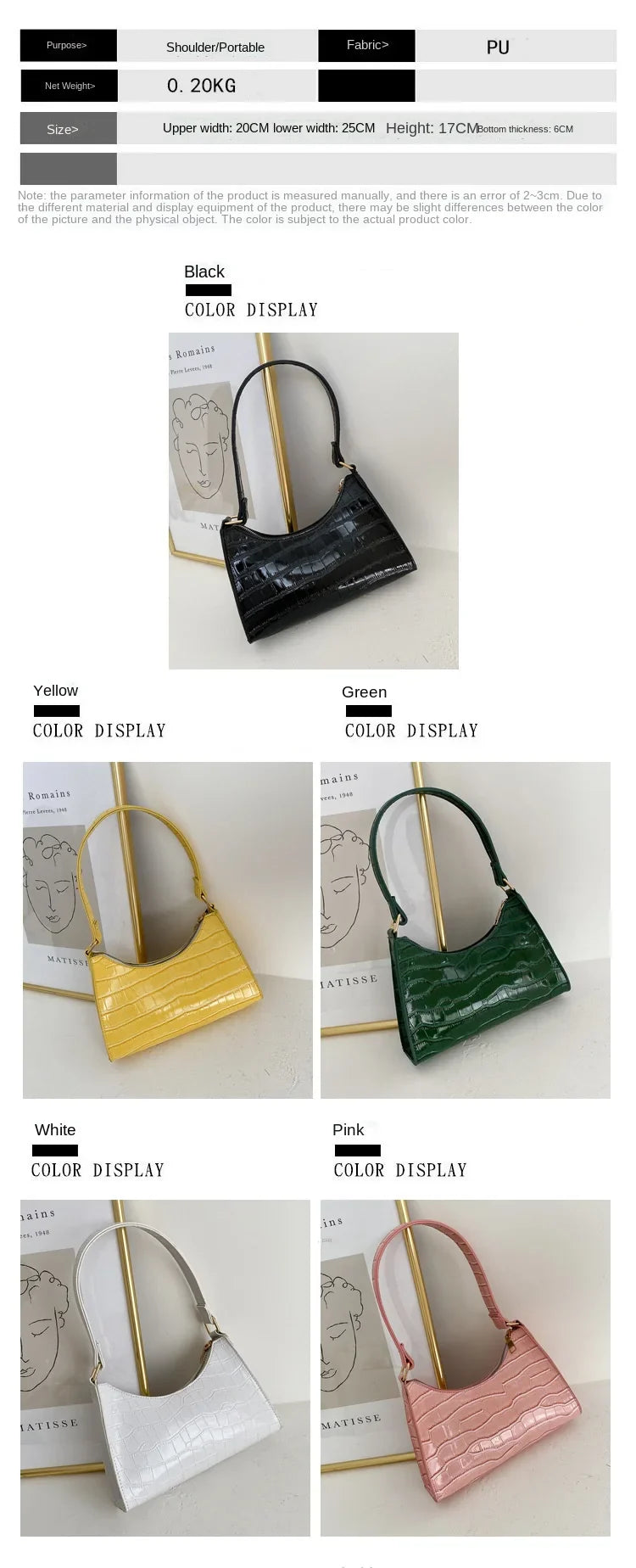 Fashion Exquisite Shopping Bag Retro Casual Women Totes Shoulder Bags Female Leather Solid Color Chain Handbag for Women 2023