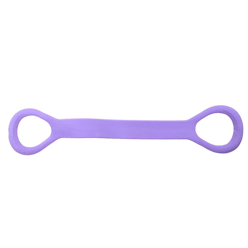 8-shaped Fitness Resistance Band Sports Workout Elastic Band Home Fitness Rubber Pull Rope Yoga Training Exercise Gym Equipment