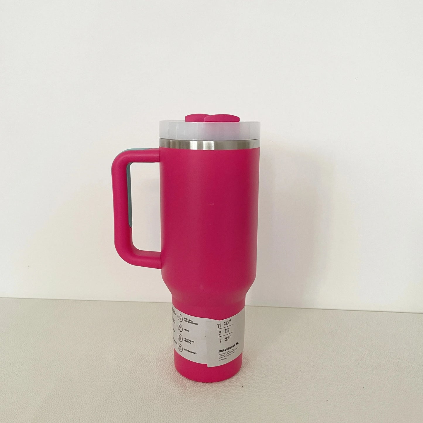 40Oz Handle Straw Lid Stainless Steel 30oz/40oz Vacuum Insulated Car Mug Double Wall Thermal Iced Travel Cup