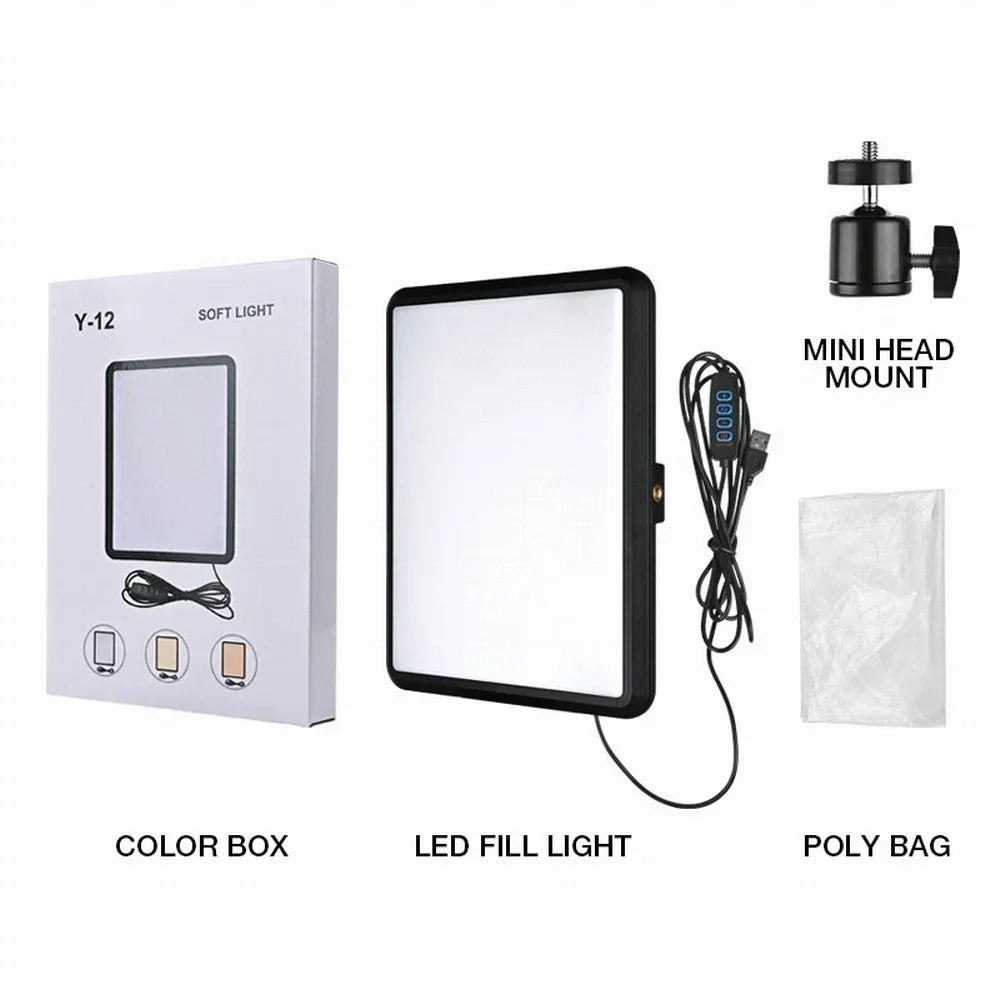 New 8/12inch LED Video Light Panel