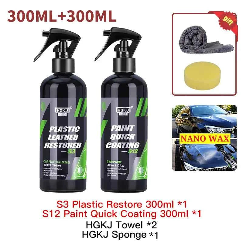 300ML Car Plastic Leather Restorer Liquid HGKJ S3