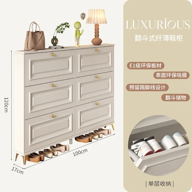 Entryway Vertical Shoe Rack Nordic Multilayer Design Ultra Thin Balcony Shoe Rack Shelf Narrow Meuble A Chaussure Hall Furniture