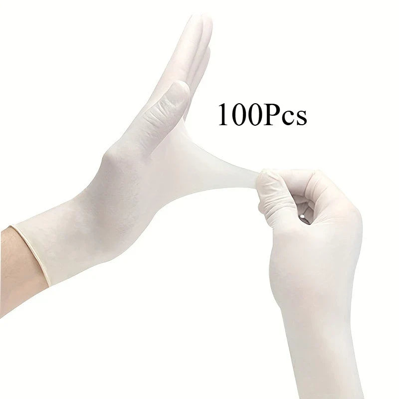 Black Disposable Nitrile Gloves, Household Cleaning Disposable Nitrile Gloves, Hairdressing and Nail Art Tools