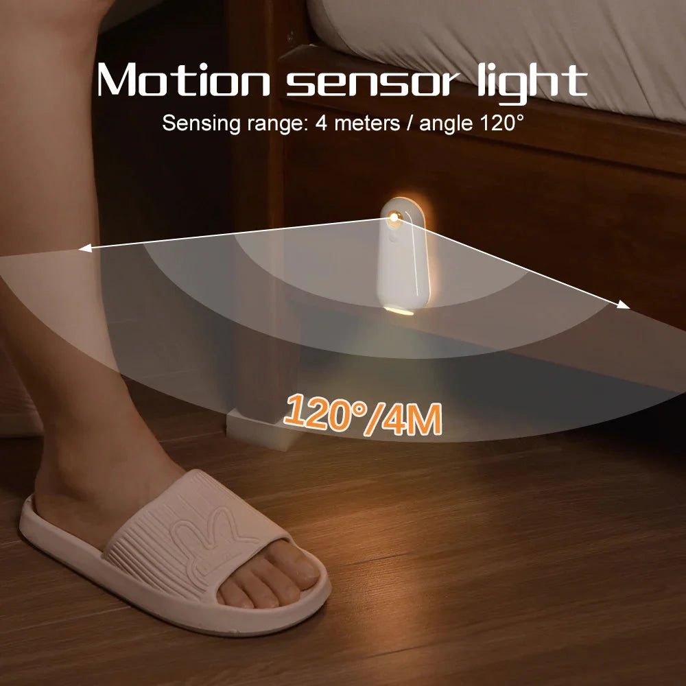LED Smart Motion Sensor Night Light, Toilet Seat Lights