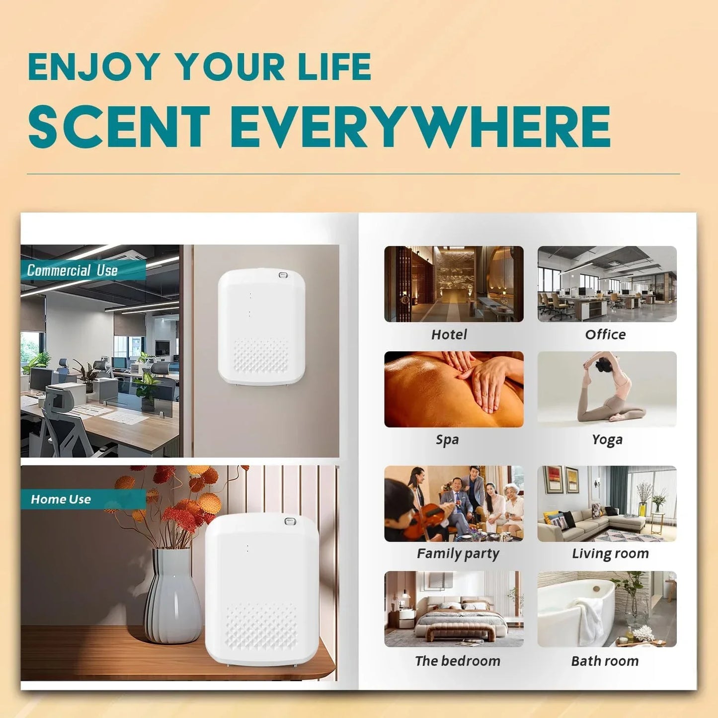 Fragrance  Oil Diffuser Electric Home Air Freshener Machine