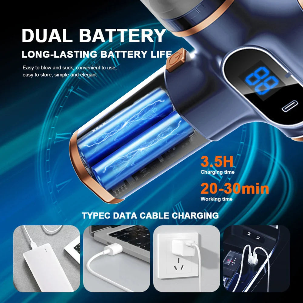 1Set For Hyundai Car Vacuum Cleaner Portable Wet Dry dual-use Vacuum Cleaner Powerful Handheld Mini Vaccum Cleaners High Suction