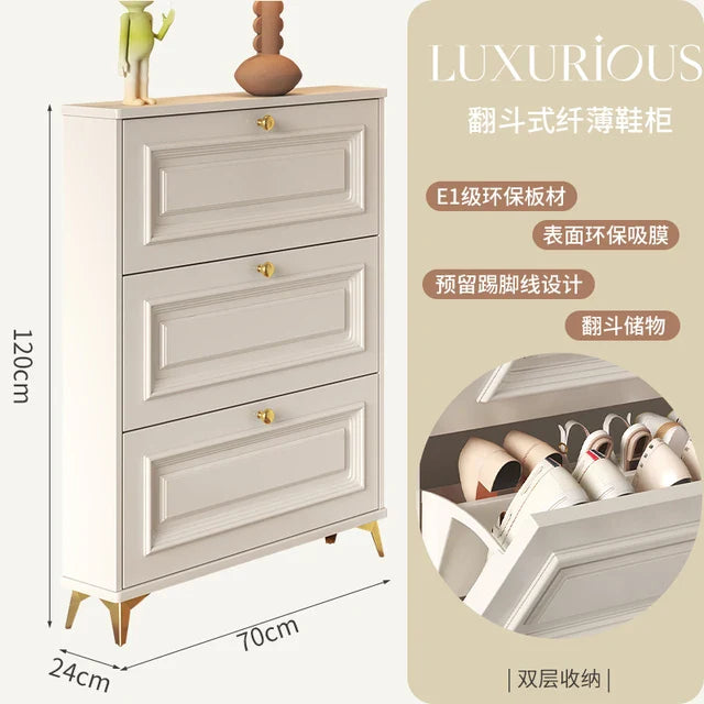 Entryway Vertical Shoe Rack Nordic Multilayer Design Ultra Thin Balcony Shoe Rack Shelf Narrow Meuble A Chaussure Hall Furniture