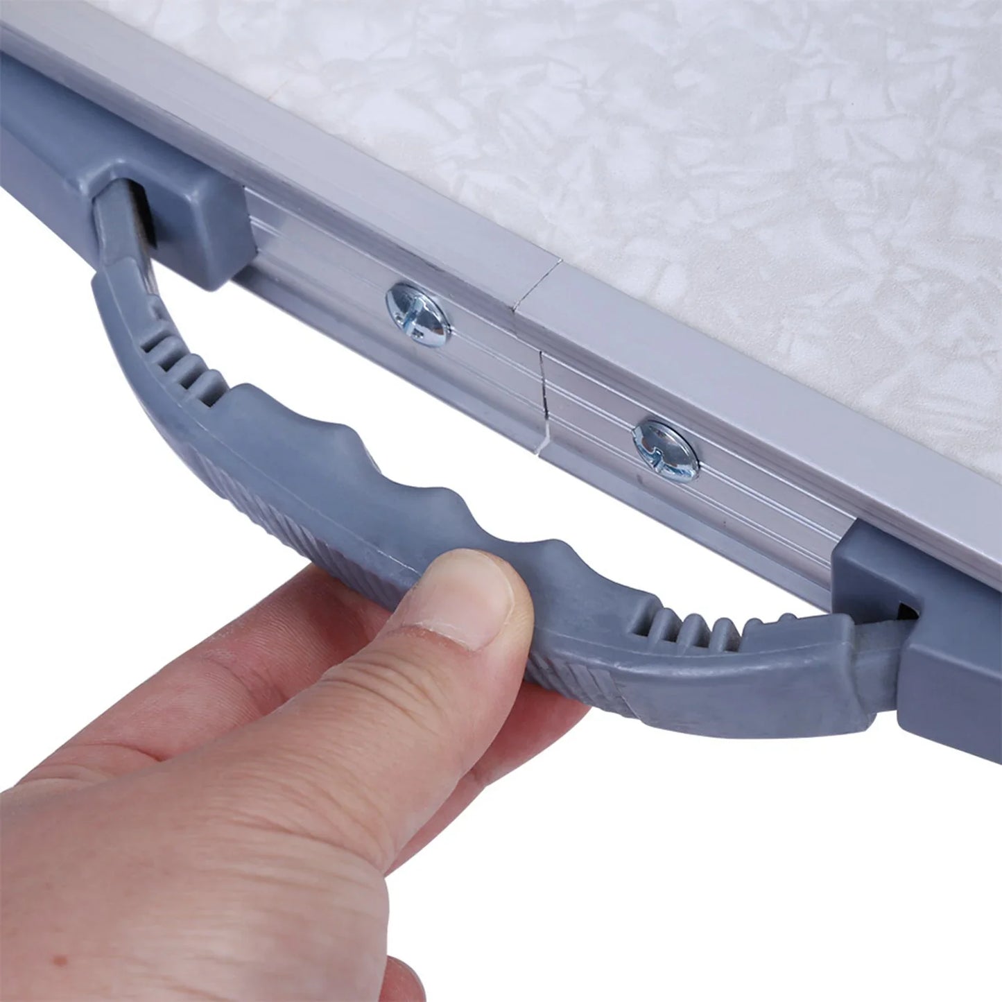 1x Aluminum Alloy Adjustable Folding Table Desk Stand Tray for Outdoor Garden Camping Picnic Outdoor Folding Table Folding Table