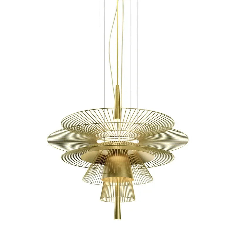 New Trend LED Chandelier Luxury Metal Cord Pendant Lighting