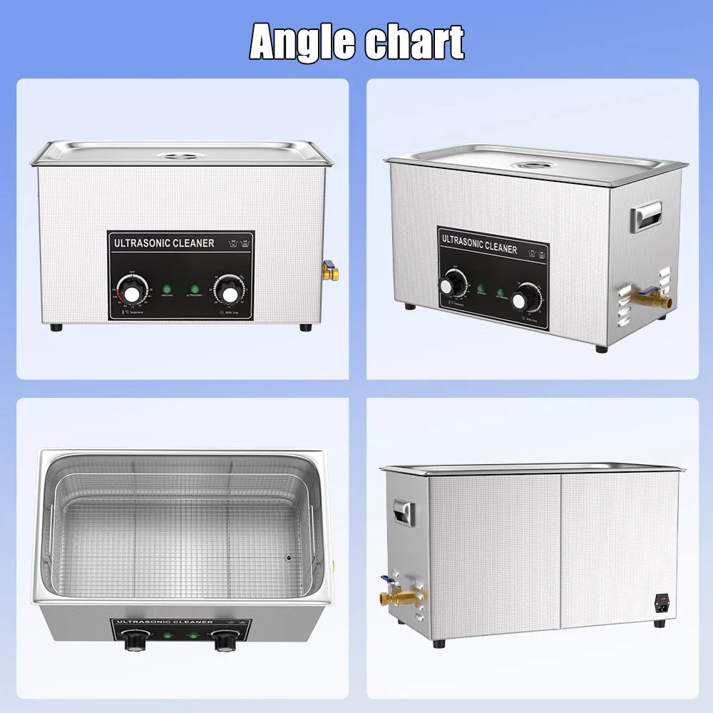 Industrial Ultrasonic Cleaner Cleaning Device 30L 600w 800w 900w Retainer Cleaner Machine Ultrasonic Bath UK AU EU US Plug 220v
