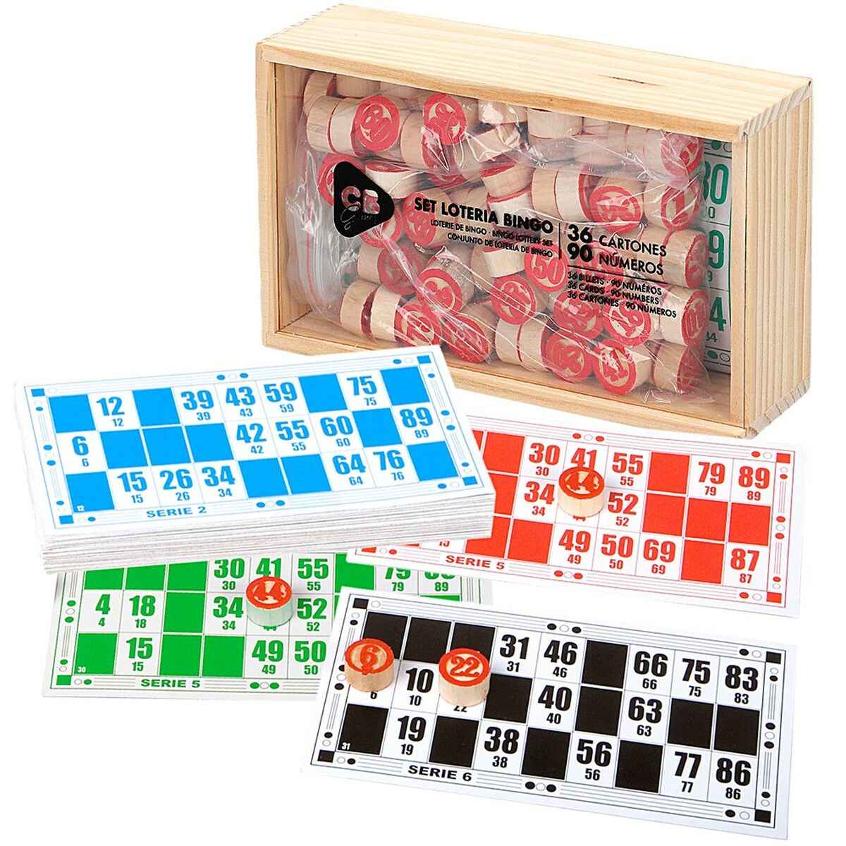 Bingo CB Games Wood Paper Plastic (24 Units)