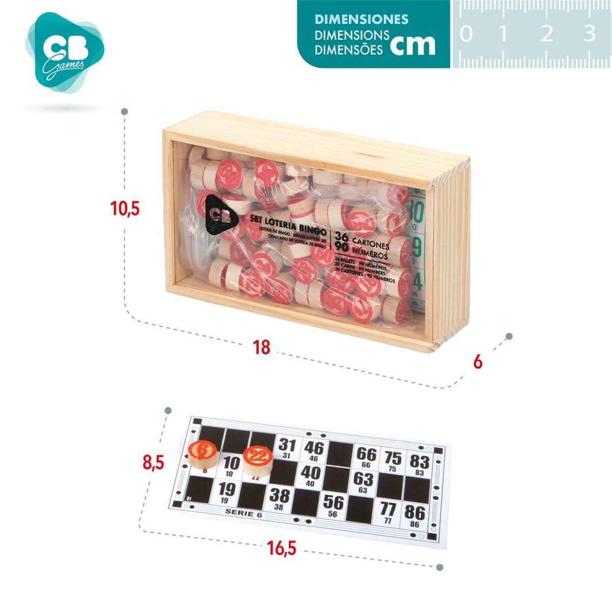 Bingo CB Games Wood Paper Plastic (24 Units)